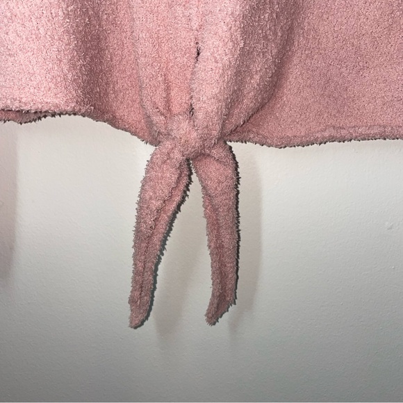 NWOT Thread & Supply Sweater Tie Front | Blush Pink | Small - Picture 5 of 6